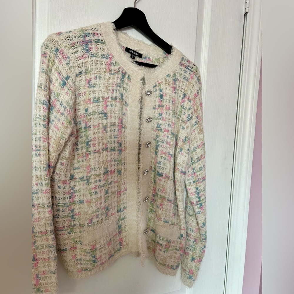 Cocobleau casual  cardigan Size Large